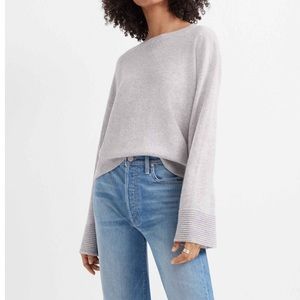 Cashmere Club Monaco bell sleeve sweater